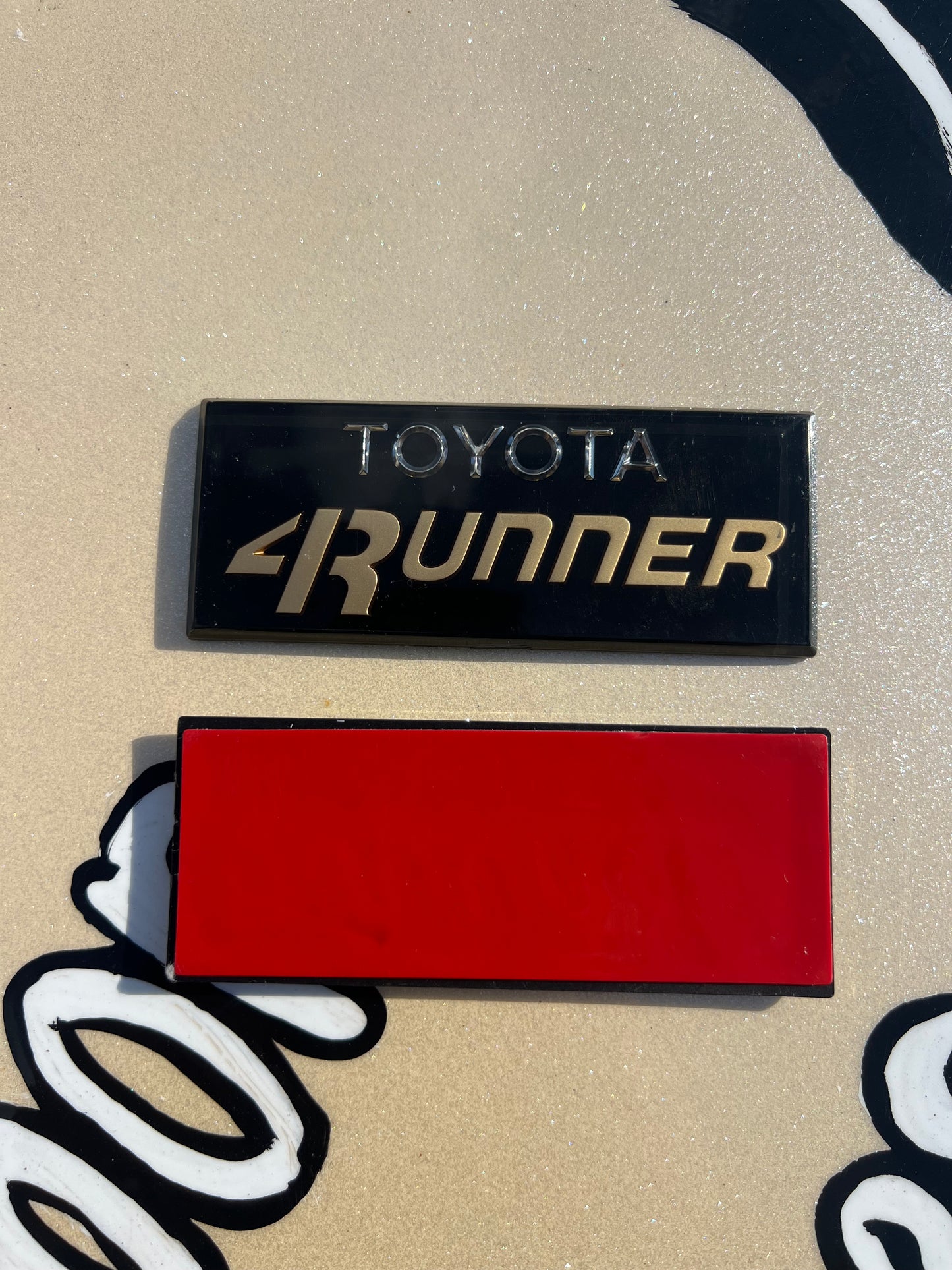 Toyota 4Runner B-Pillar Logo Set (1984–1989) – Brand New, Ready to Install