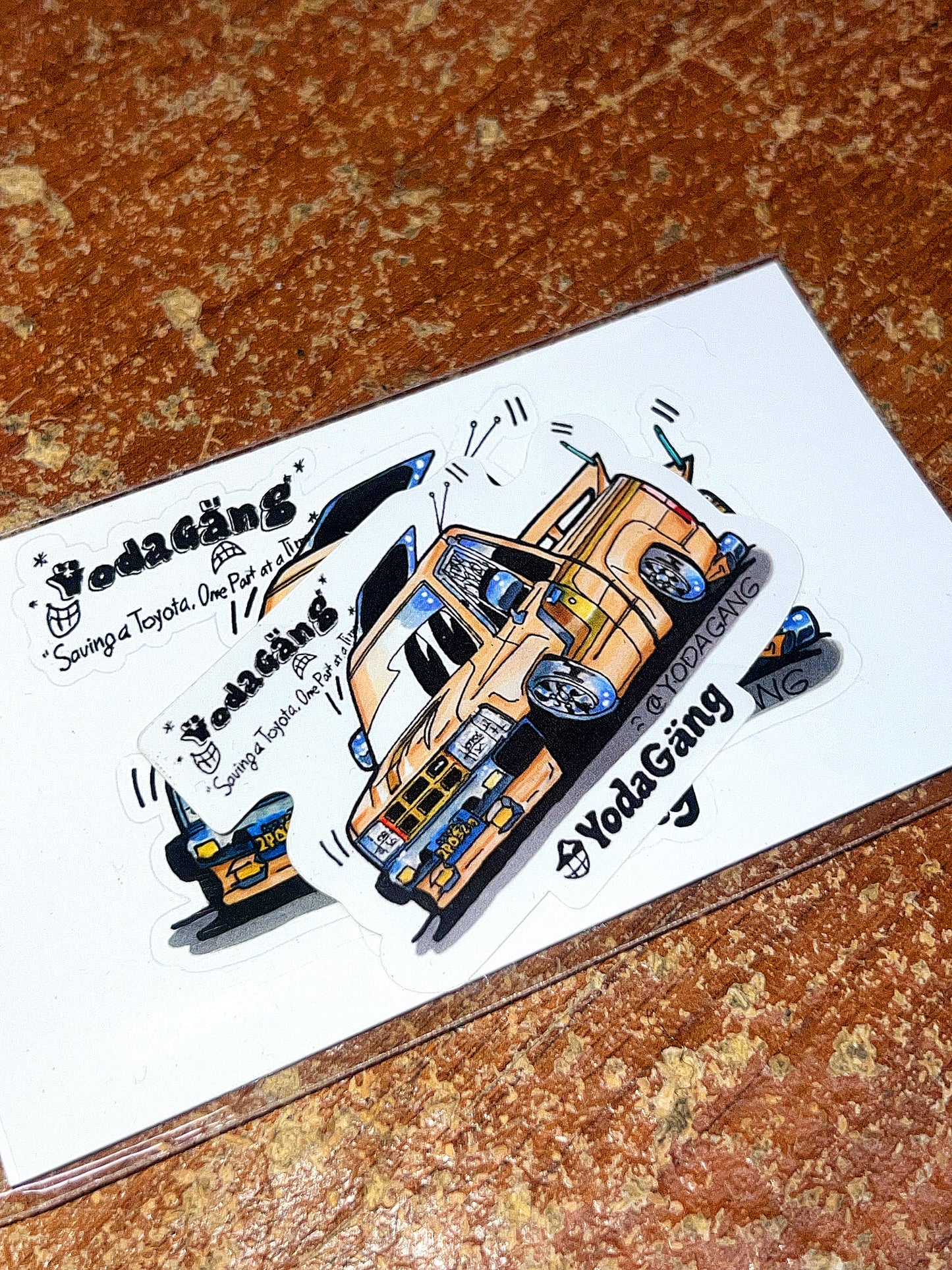 ŸodaGäng Mascot Truck Die-Cut Sticker Pack (Set of 5)