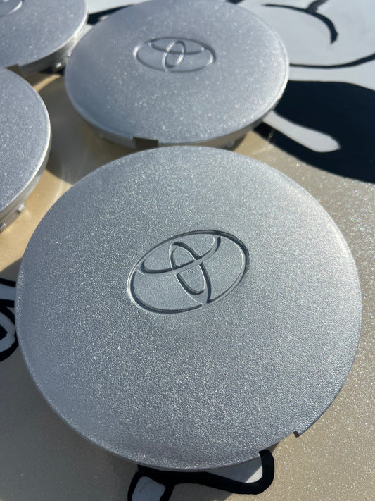 OEM Toyota SR5 Fan Blade Center Caps (1989–1995) – Sombrero Logo, Rare Set of 4