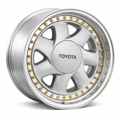 OEM Toyota SR5 Fan Blade Center Caps (1989–1995) – Sombrero Logo, Rare Set of 4