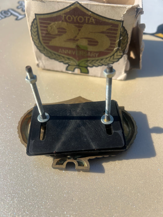 NOS Toyota 25-Year Anniversary Commemorative Emblem – Rare Market Find