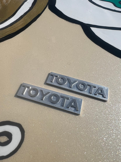 Billet Toyota Cab Emblem Set –  (1984–1988 Pickup)